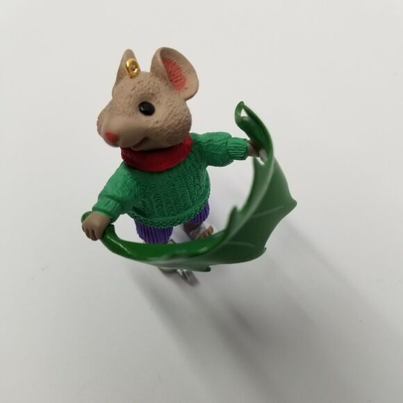 Hallmark BREEZIN' ALONG Mouse on Skates Keepsake Ornament w/ Box~NEW 1997 - Picture 4 of 7